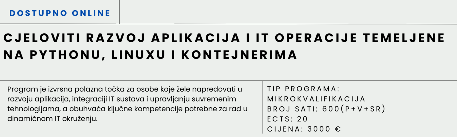 Python-Linux-kontejneri