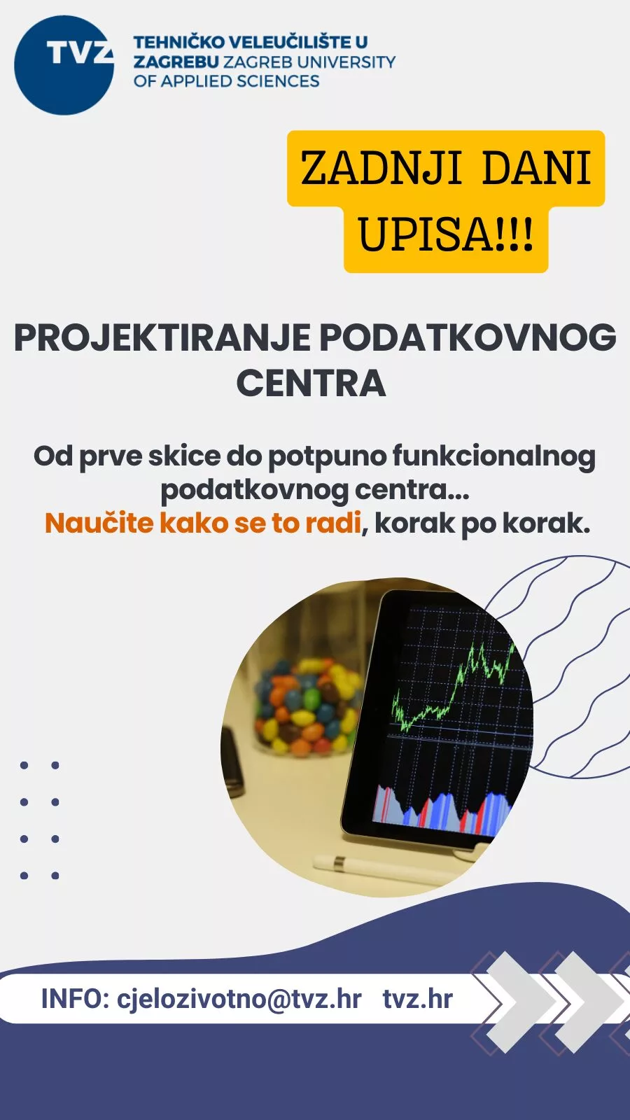ZADNJI DANI UPISA: Projektiranje podatkovnog centra!