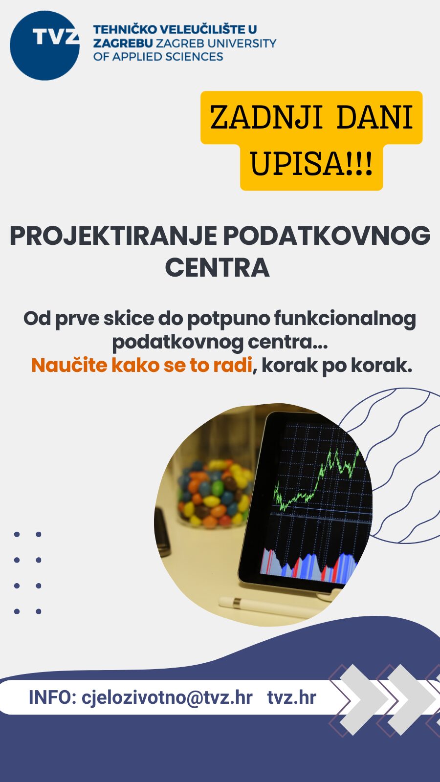 ZADNJI DANI UPISA: Projektiranje podatkovnog centra!