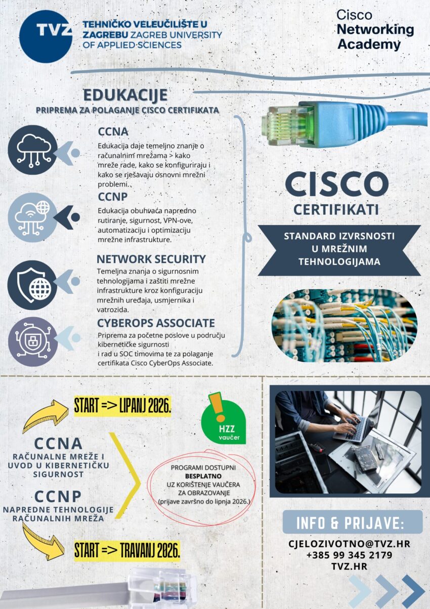 Cisco edukacije - upisi u tijeku