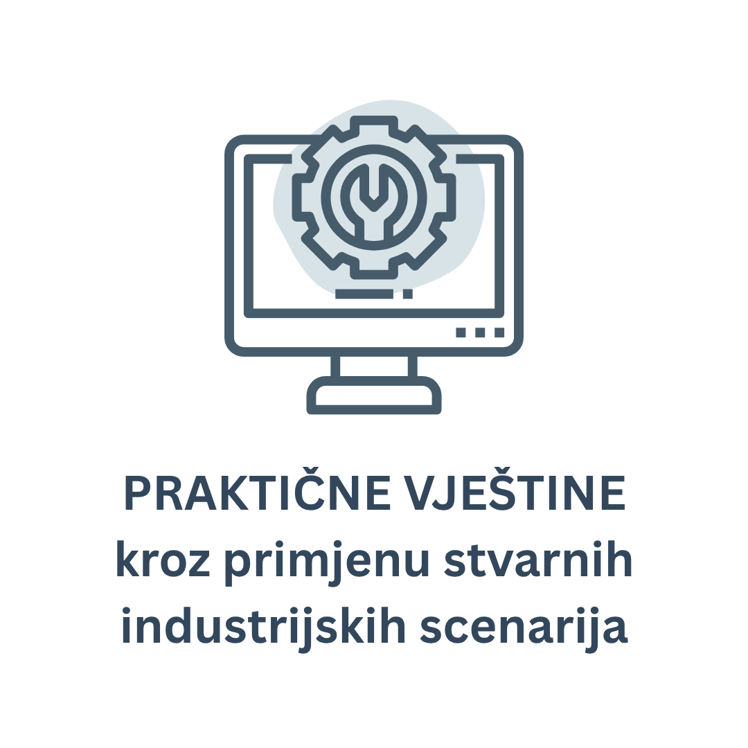PRAKTIČNE VJEŠTINE
kroz primjenu stvarnih industrijskih scenarija