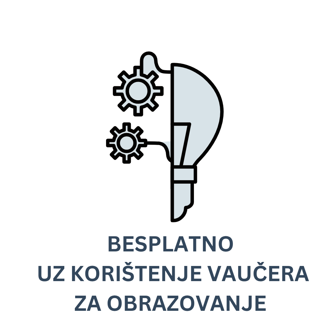 BESPLATNO 
UZ KORIŠTENJE VAUČERA
ZA OBRAZOVANJE 